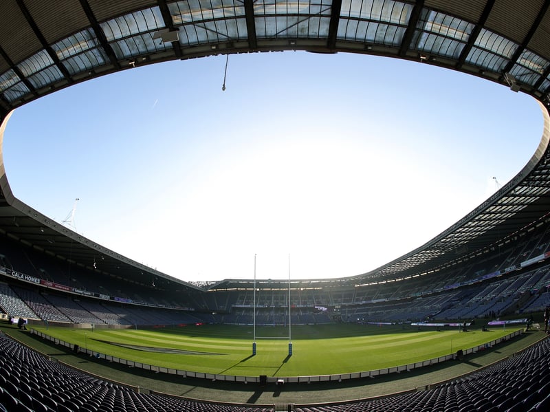 Having hosted the likes of Bruce Springsteen and Beyoncé and soon to be the stage for Taylor Swift's Eras Tour, Edinburgh's Murrayfield is the 18th top stadium in Europe having sold 184,672 tickets and grossing  $22,208,413.