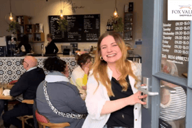 New manager Tori Klays opens the door on a newly refurbished Raffina in Stocksbridge.