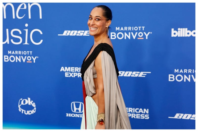 Tracee Ellis Ross may have been the host of the Billboard Women in Music Awards, but her outfit made it look like she was audtioning for the next Gladiators movie