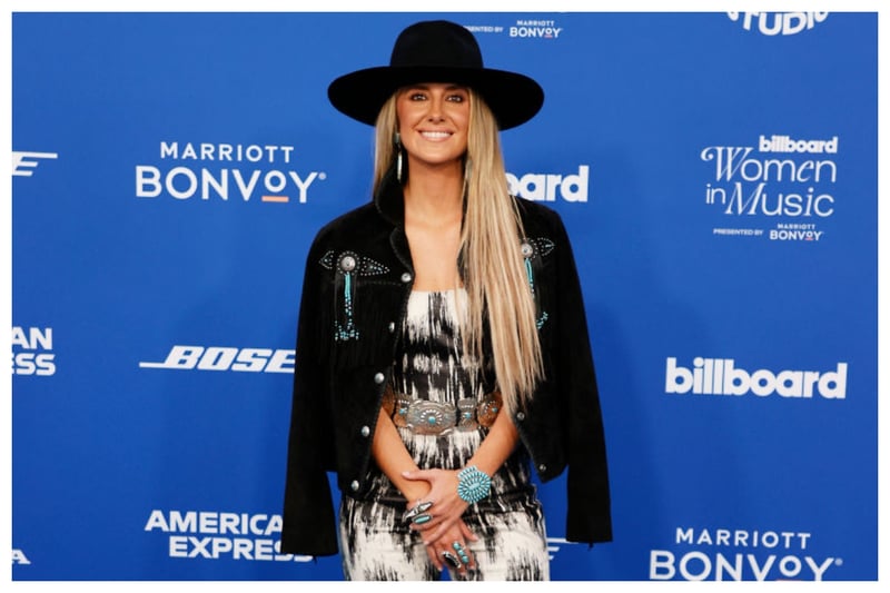 Yes I know she is all about country music which might explain her look but that doesn't mean I have to like Lainey Wilson's choice of  outfit to the 2024 Billboard Women in Music Awards. In fact the pattern hurt my eyes!