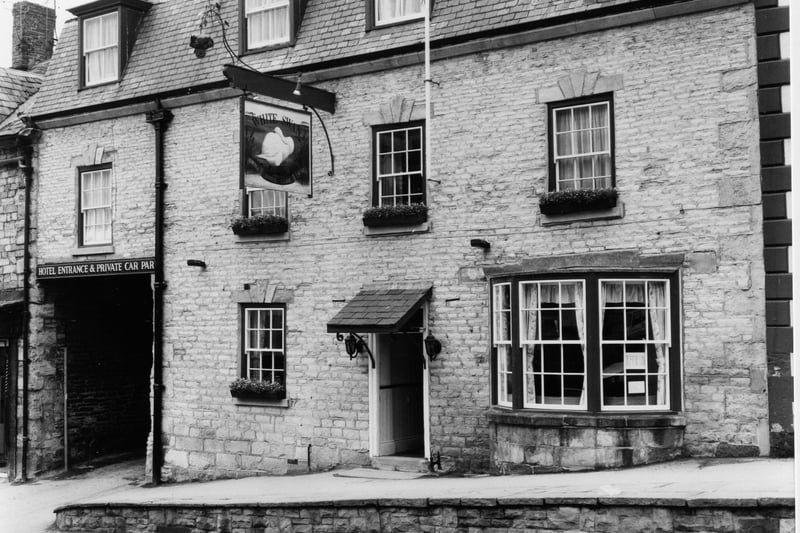 Did you enjoy a drink here back in the day? The White Swan Hotel pictured in May 1985.
