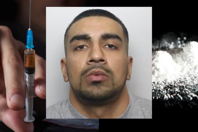 Defendant, Bilal Baz, was caught by police while in possession of large quantities of Class A drugs, heroin and cocaine, on two occasions between September and October 2023, Sheffield Crown Court heard. 