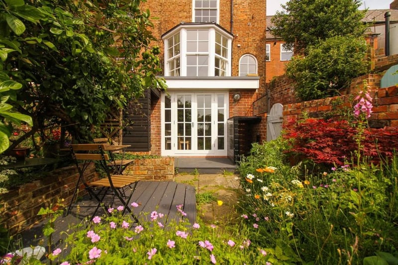 Despite being located on one of Tynemouth's most popular streets, the property comes with an generously sized garden.