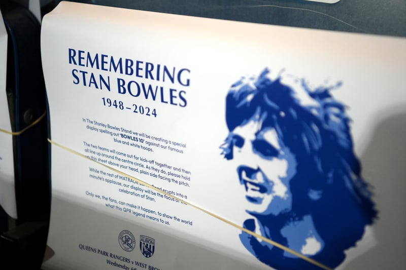 QPR celebrated the life of Stan Bowles ahead of kick-off.