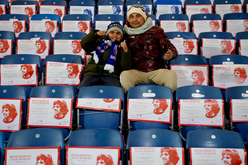 QPR supporters arrive at Loftus Road early for the Stan Bowles remembrance.