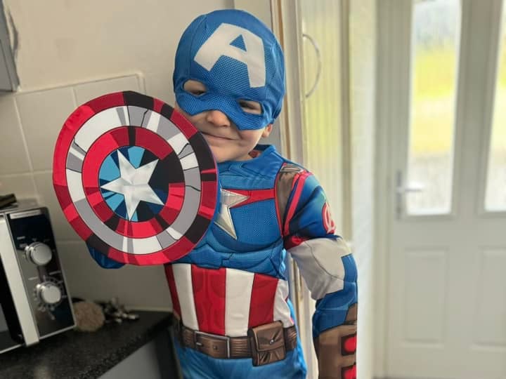 Avengers... ASSEMBLE! Sheffield is in safe hands with Captain America on the scene.