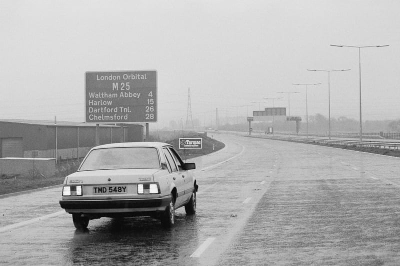 Margaret Thatcher opened the final section in 1986, making the M25 the longest ring road in Europe upon opening.