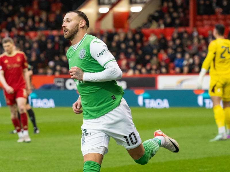 The Australian international is Hibs' second highest earner and second on this list with a reported weekly wage of £7,900.