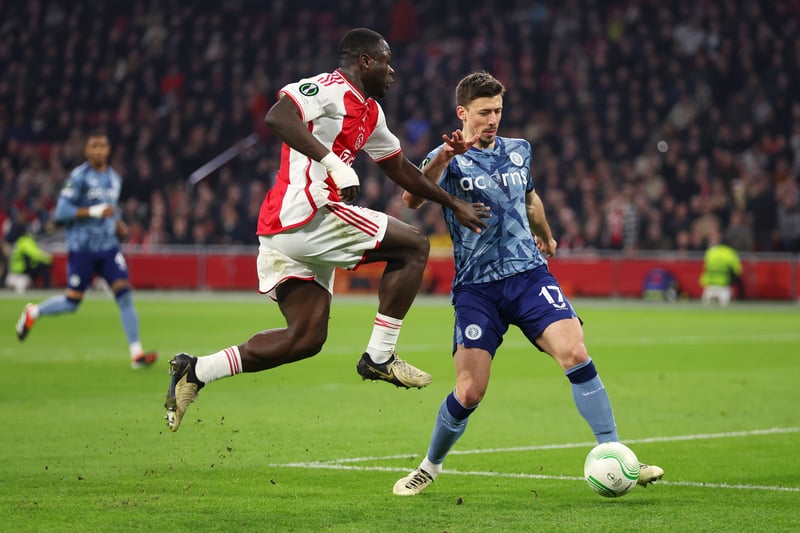 Lenglet had mixed success engaging in an intriguing physical battle with Brobbey. The striker was dealt with on several occasions but there was one mistake as Lenglet dragged him to the ground, giving away a free-kick in a dangerous area.