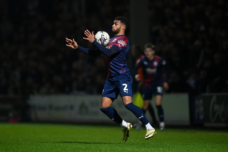 Furlong made a vital clearance off the line at Loftus Road, effectively earning his side the point. He was solid all game, especially in the air.