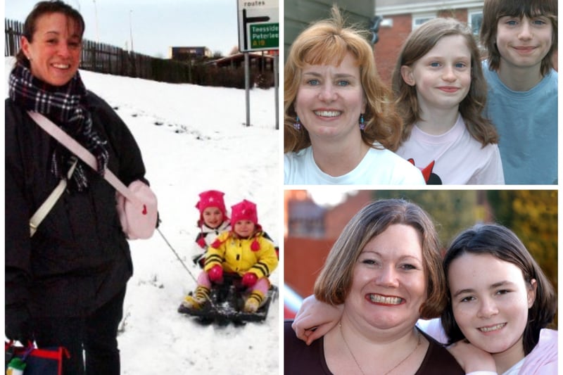 A selection of mums from the Echo archives.