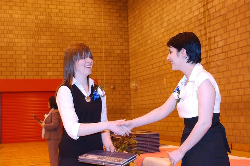 She might not be back in the classroom but Houghton and Sunderland South MP Bridget Phillipson did make a return of sorts to St Robert of Newminster School.
She got to hand out awards to pupils in May 2009, in a ceremony at Washington Leisure Centre.