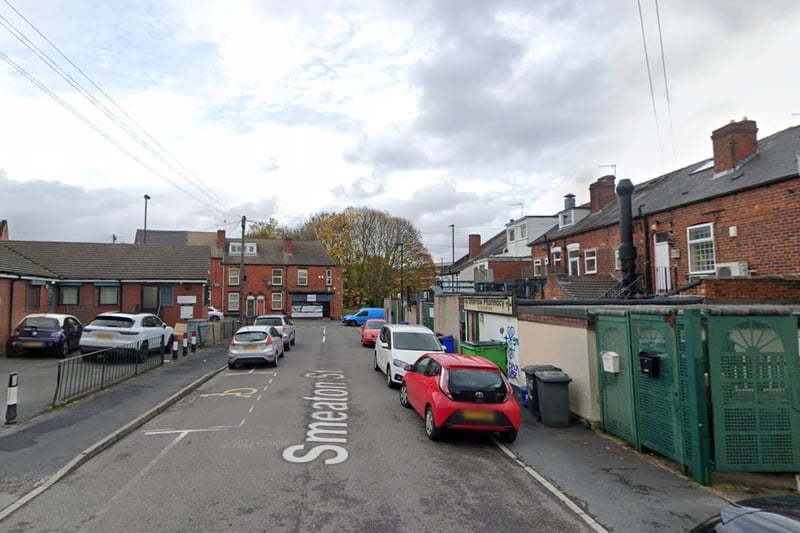 The joint third-highest number of reports of antisocial behaviour in Sheffield in January 2024 were made in connection with incidents that took place on or near Smeaton Street, Sharrow, with 4