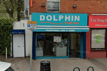Dolphin has a 4.6 rating from 385 Google reviews. One review read: "Really nice chip shop cant beat the food, best in Birmingham."