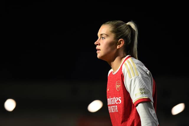Which WSL player has the highest rated transfer value in 2024? Cr. Arsenal FC via Getty Images