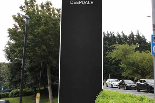 Bosses at Deepdale Shopping Park want permission to change a totem sign and illuminated entrance signs. This is what the new totem sign would look like.