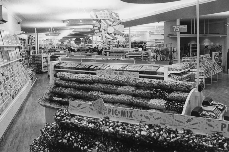Woolworths was a stalwart of the British high street in the 80s and its pic 'n' mix section was the promised land for any child growing up then