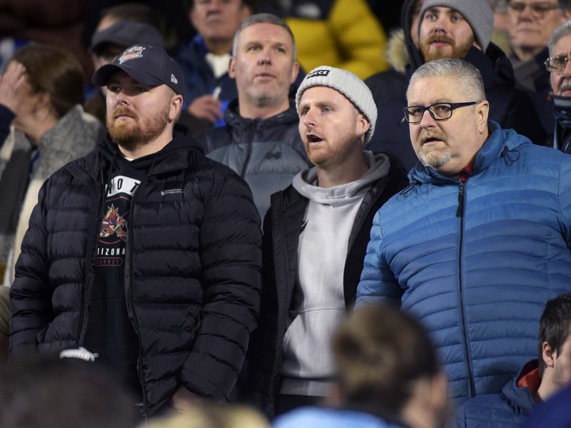 Over 30,000 people were present for Wednesday's Championship fixture against Leeds