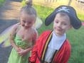 Harrison and Tori as Captain Hook and Tinkerbell