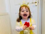 Isla-Rose aged 2 as Belle
from Beauty & the Beast.