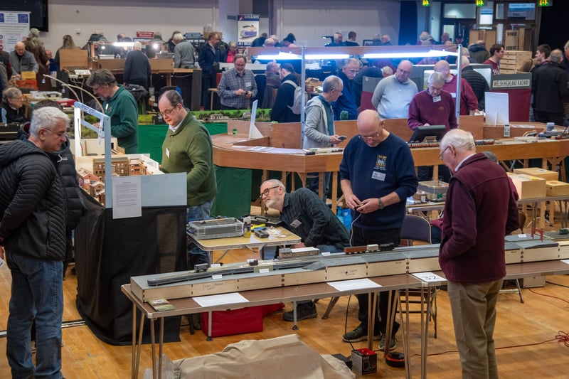 This year's exhibition included 13 traders, 21 layouts and six societies.