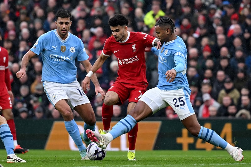 The Colombian winger was electric against Man City and proved he is the undisputed choice for Klopp on the left.