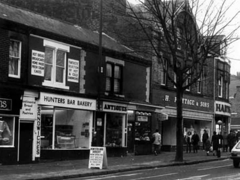 Hunters Bar Bakery, on Ecclesall Road, Sheffield, in 1983