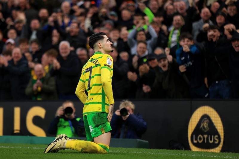The Spaniard scored for Norwich with his only shot and completed more dribbles than anyone else. Sainz also created four big chances, none of which were converted.