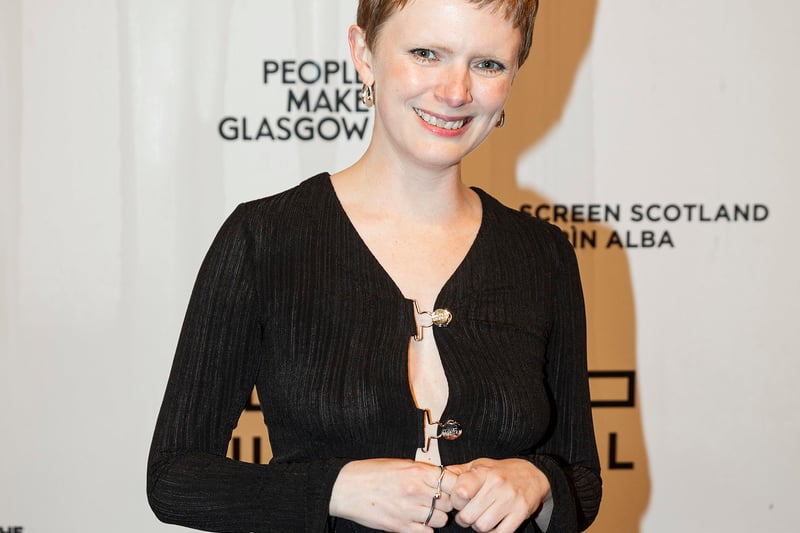 Director Rose Glass on the red carpet for Glasgow Film Festival 2024’s opening film Love Lies Bleeding