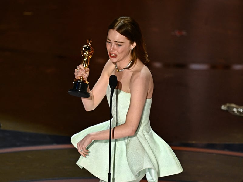 Emma Stone was another winner, taking home the Oscar for Best Actress – despite a dress malfunction. She won over the hotly-tipped Lily Gladstone but praised her rival by telling her that she was in “awe” of her and that “It’s been such an honour to be doing this with you and I hope we keep doing this together”. She also thanked her family, including her soon-to-be three year old daughter. 
