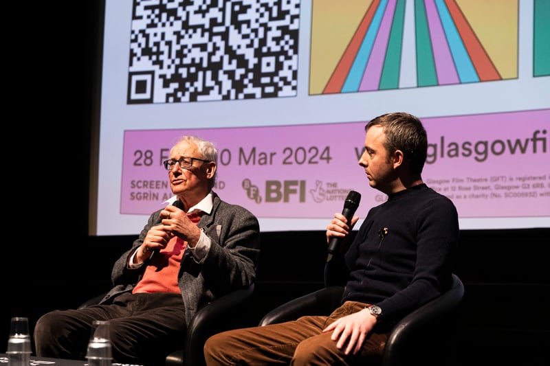 Director Murray Grigor and producer Douglas Weir at the GFF world premier of Big Banana Feet. 