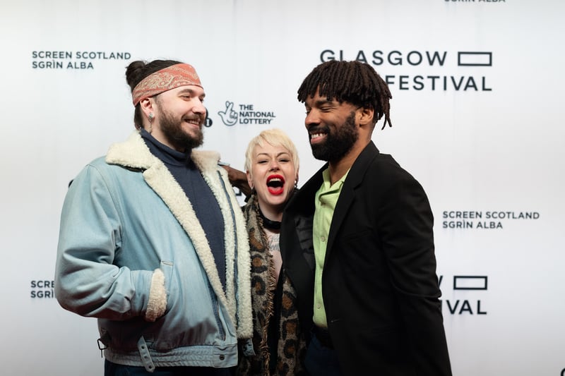 Director M.H. Murray appeared with actors Nat Manuel and Mark Clennon at the Glasgow Film Festival. 