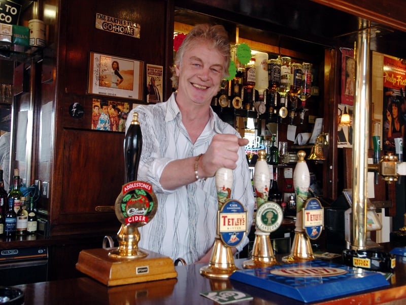 Landlord Steve Searle of the Highland pub on Cavendish Street. Pictured in April; 2006.