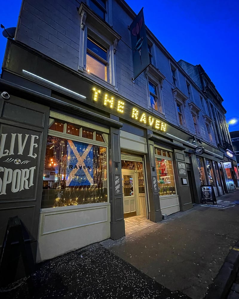 The Raven on Renfield Street has been a regular fixture in the city centre circuit since it opened in the Summer of 2014. It made the Good Beer Guide 2024 for its real ales from small Scottish breweries along with a variety of bottles and draught craft beer.