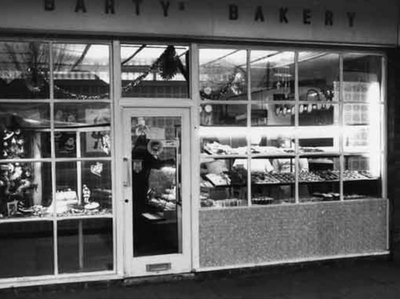 Barty's Bakery, High Street, Ecclesfield, Sheffield, in December 1980