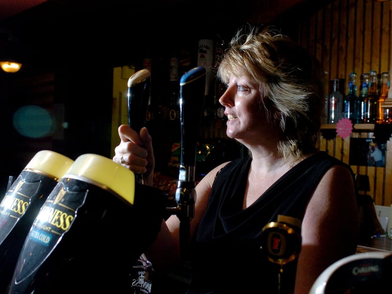 Do you remember Barbara Forrest? She ran the pub on York Road. Pictured in April 2005.
