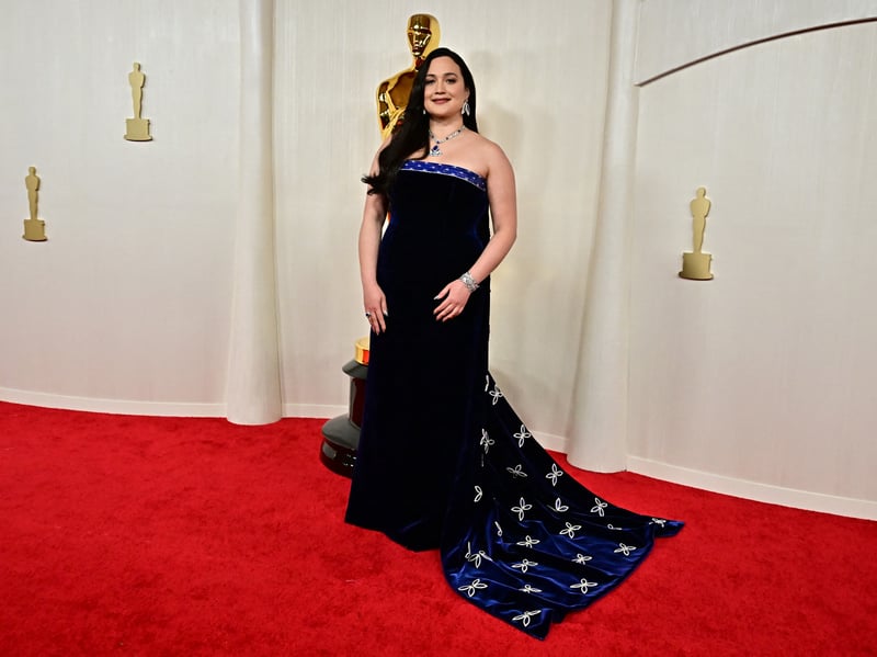 Lily Gladstone attends the 96th Annual Academy Awards.