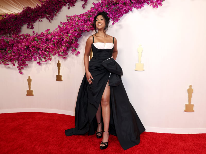 Maitreyi Ramakrishnan attends the 96th Annual Academy Awards.