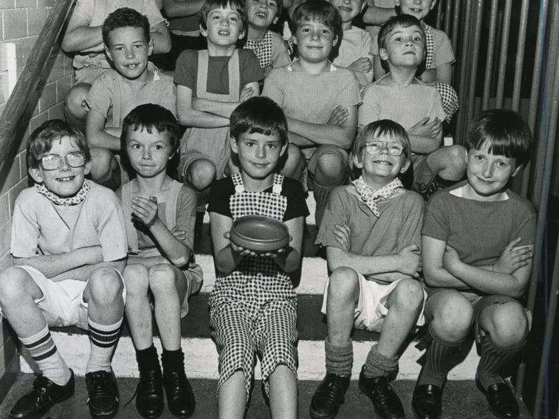A scene from the Blackpool Gang Show in 1987