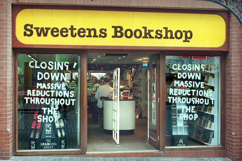 Sweetens Bookshop as it closed down