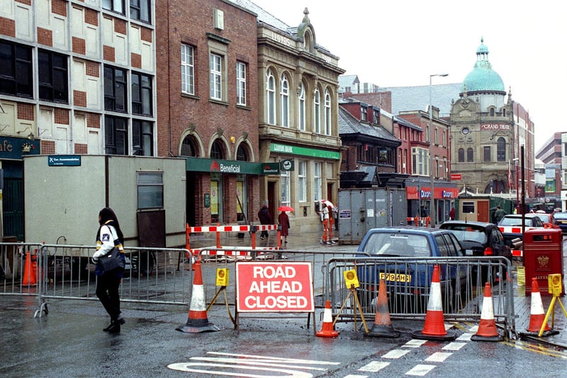 Blackpool Town Centre closes down as pedestrianisation gets ready to begin in Corporation Street 