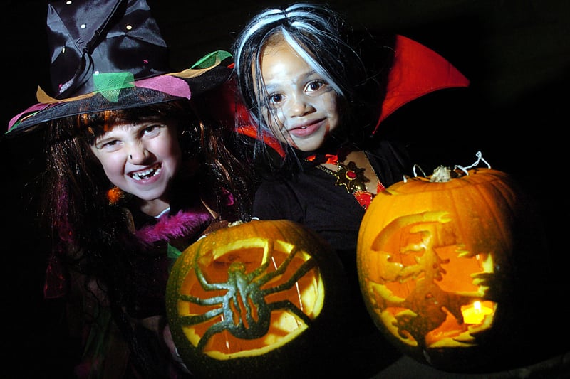 Young Charley Hulme  and Taiya-Mae Bailey at the Morley lantern festival held at the Town Hall in October 2007.