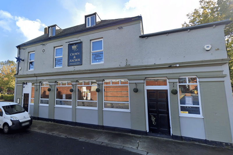 The Crown & Anchor pub, on Chapel Road in Jarrow, is on the market for £155,000.