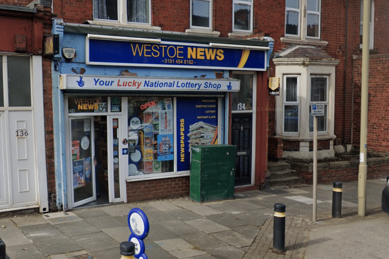 Westoe News, on Westoe Road in South Shields, is on the market for £85,000.