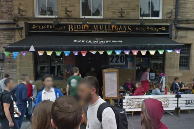 Occupying a prime spot on Edinburgh's Grassmarket, Biddy Mulligans is a rustic Irish tavern with banquettes, booths and stripped wood floors. There's regular live traditional music (every night, 365 days a year) and the steak pie comes particularly highly recommended.