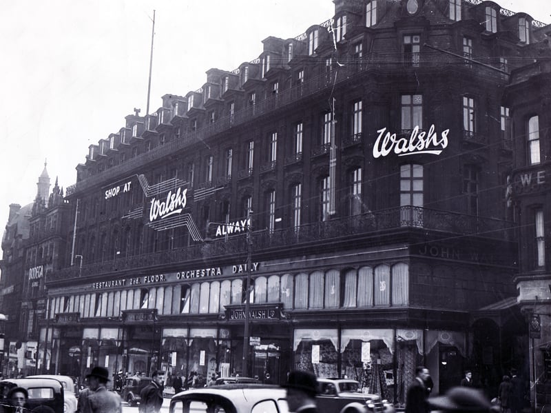 Walsh's department store, Sheffield, in 1950