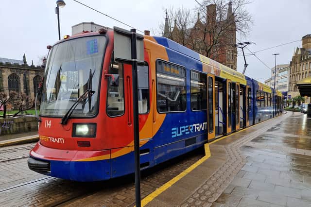 One of Sheffield's trams. Picture: David Kessen, National World