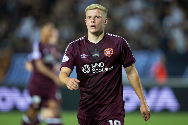 The Jambos left back was signed from Brighton in 2021 has a reported weekly wage of £3,500.