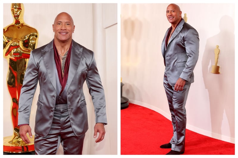 Oh dear oh dear! Dwayne Johnson's Dolce & Gabbana suit was a bit no no! The shiny nature of the material made it look heavily creased and it just looked all wrong 