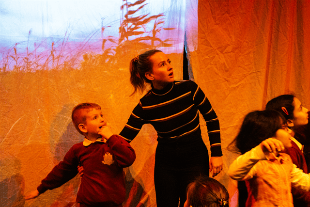 The Blanket Fort Club is a 6-minute theatre experience that leads children through a sensory world for their their imagination to explore.